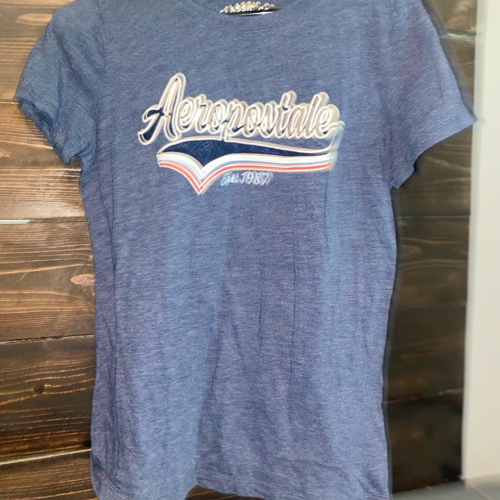 Blue aeropostal shirt
